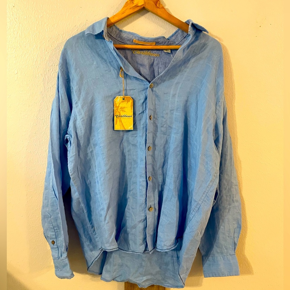 NWT Caribbean Button Down